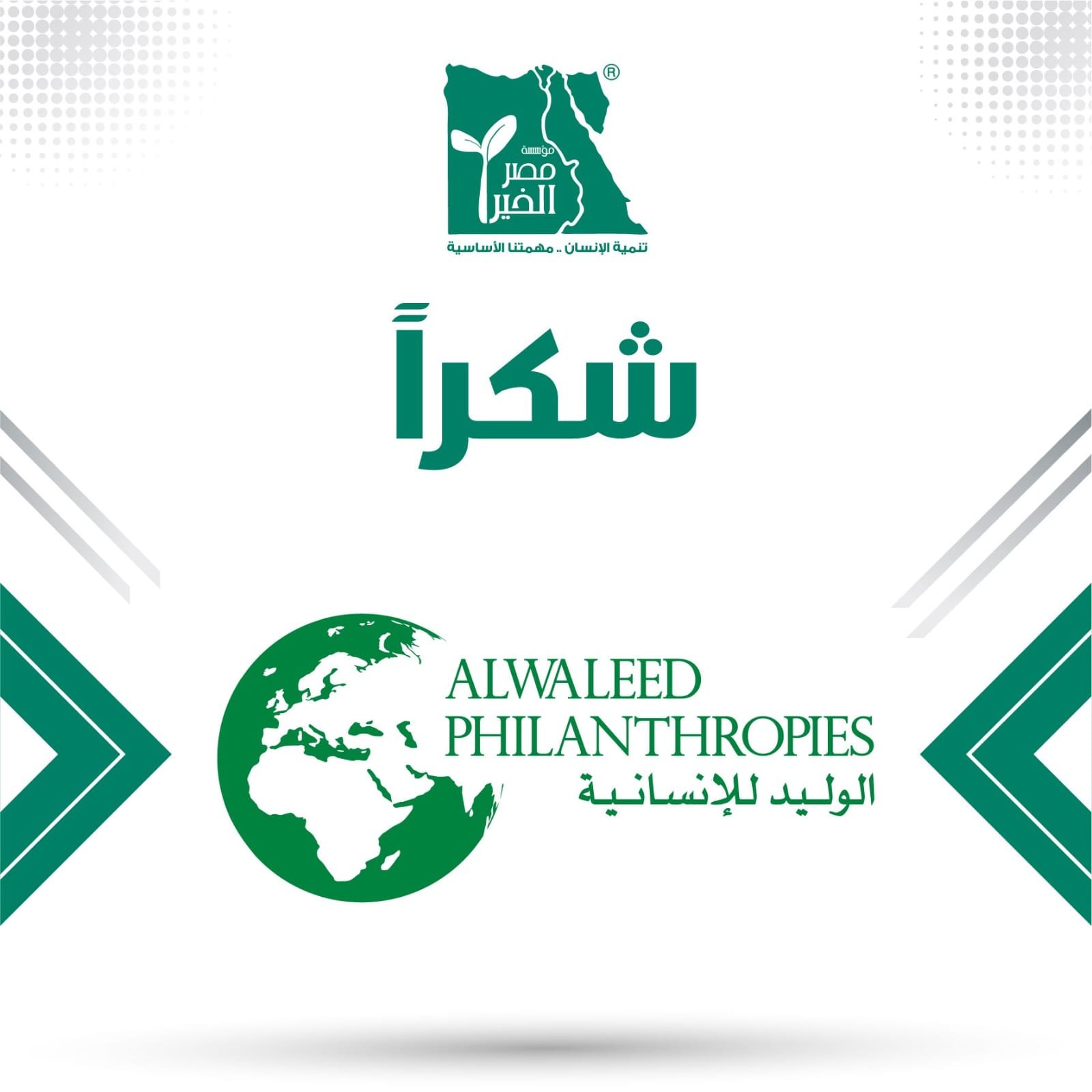 المشاريع المجتمعية والتنموية لمؤسسة الوليد للإنسانية